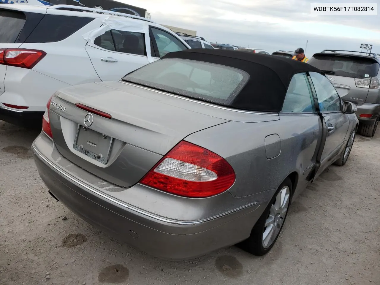 2007 Mercedes-Benz Clk 350 VIN: WDBTK56F17T082814 Lot: 74519944