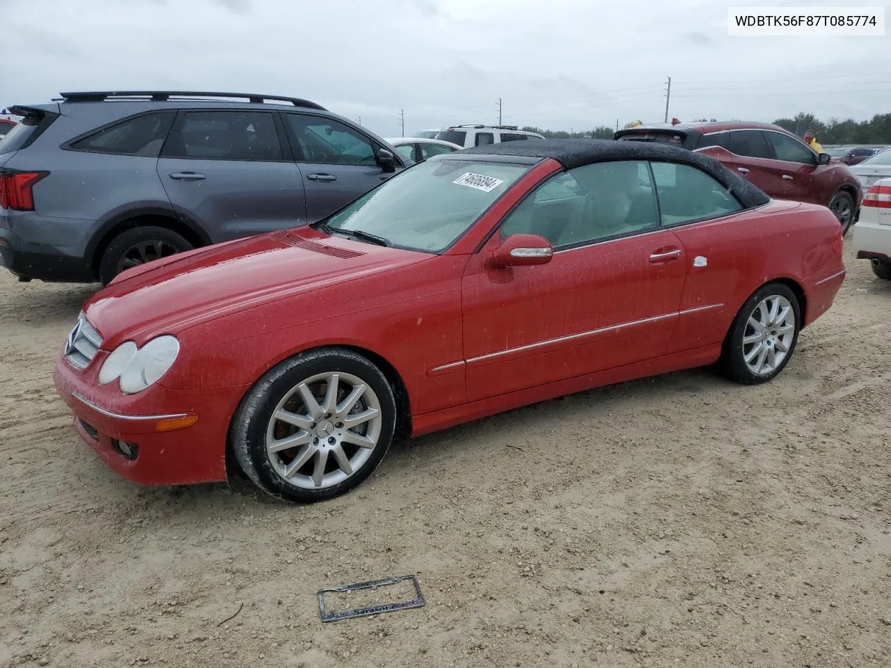 2007 Mercedes-Benz Clk 350 VIN: WDBTK56F87T085774 Lot: 74606894