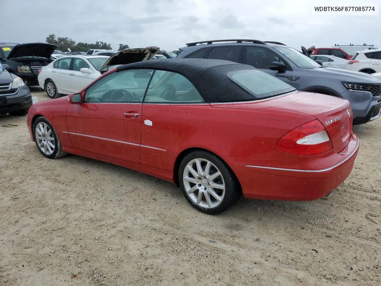 2007 Mercedes-Benz Clk 350 VIN: WDBTK56F87T085774 Lot: 74606894