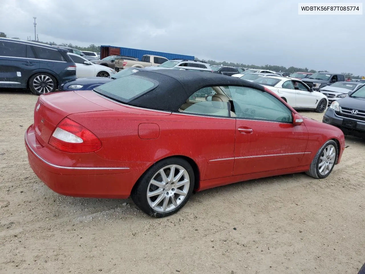 2007 Mercedes-Benz Clk 350 VIN: WDBTK56F87T085774 Lot: 74606894