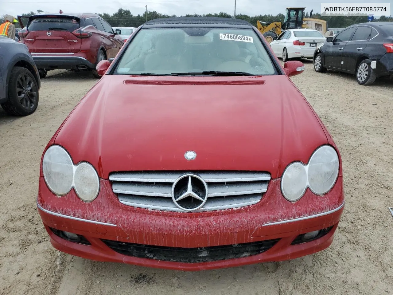 2007 Mercedes-Benz Clk 350 VIN: WDBTK56F87T085774 Lot: 74606894