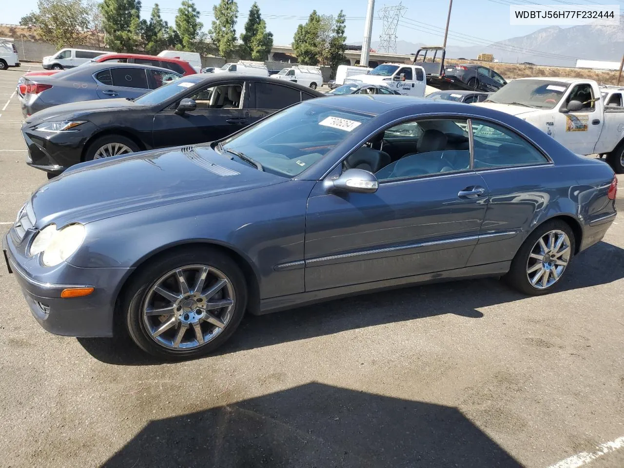 2007 Mercedes-Benz Clk 350 VIN: WDBTJ56H77F232444 Lot: 77906264