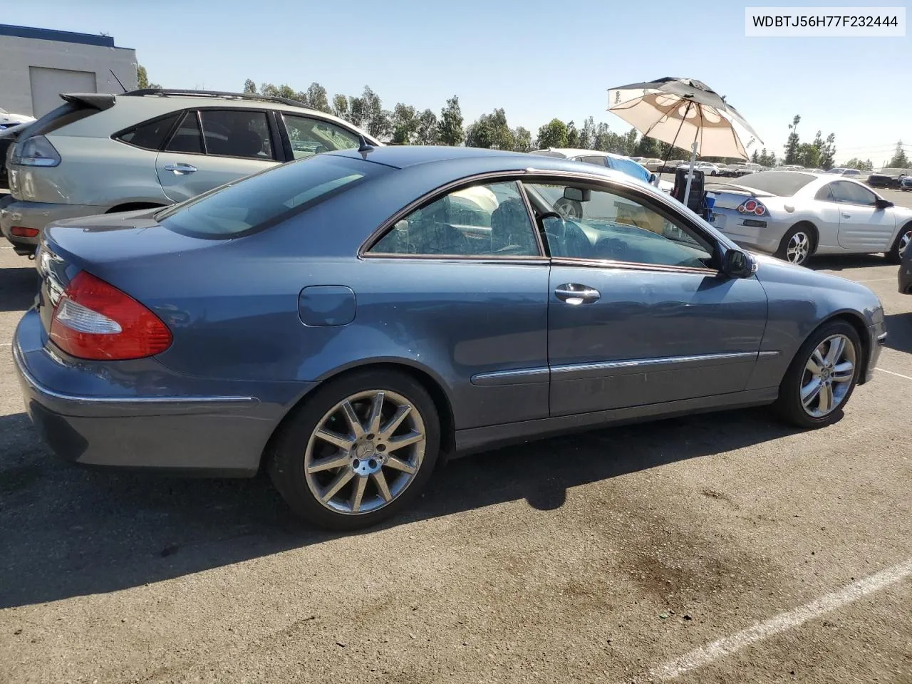 2007 Mercedes-Benz Clk 350 VIN: WDBTJ56H77F232444 Lot: 77906264