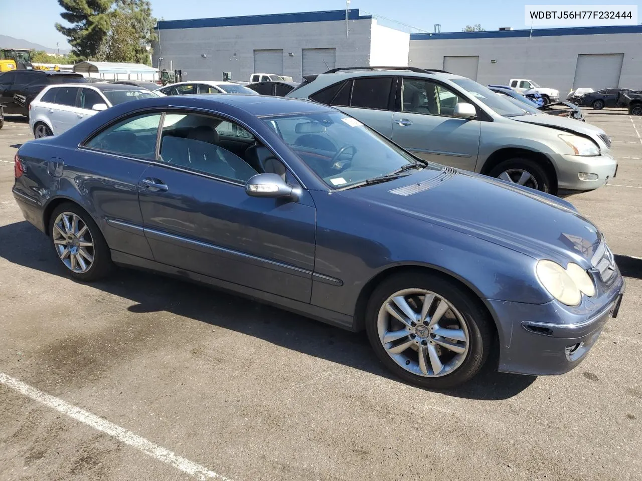 2007 Mercedes-Benz Clk 350 VIN: WDBTJ56H77F232444 Lot: 77906264