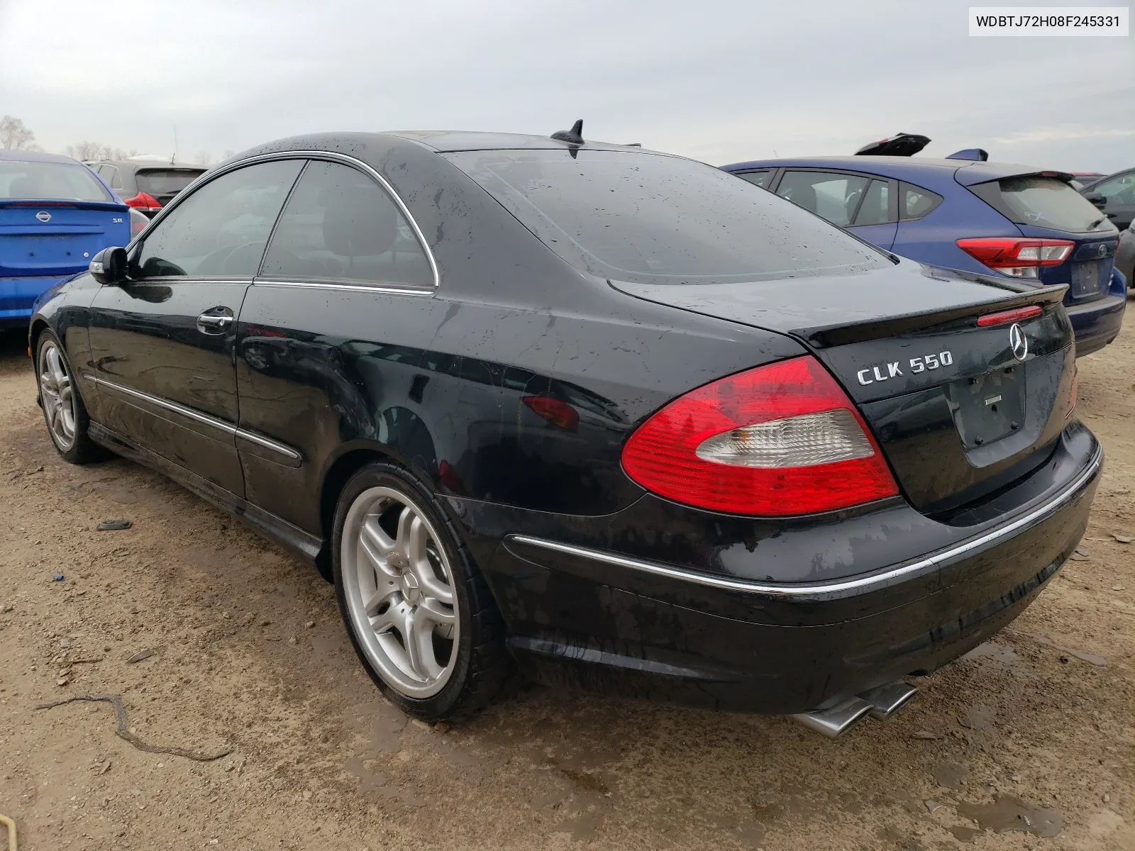 2008 Mercedes-Benz Clk 550 VIN: WDBTJ72H08F245331 Lot: 52142694