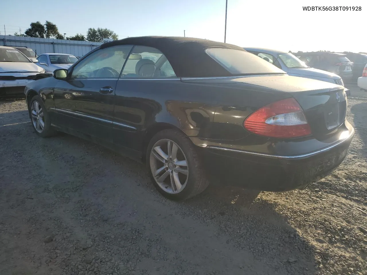 2008 Mercedes-Benz Clk 350 VIN: WDBTK56G38T091928 Lot: 61878514