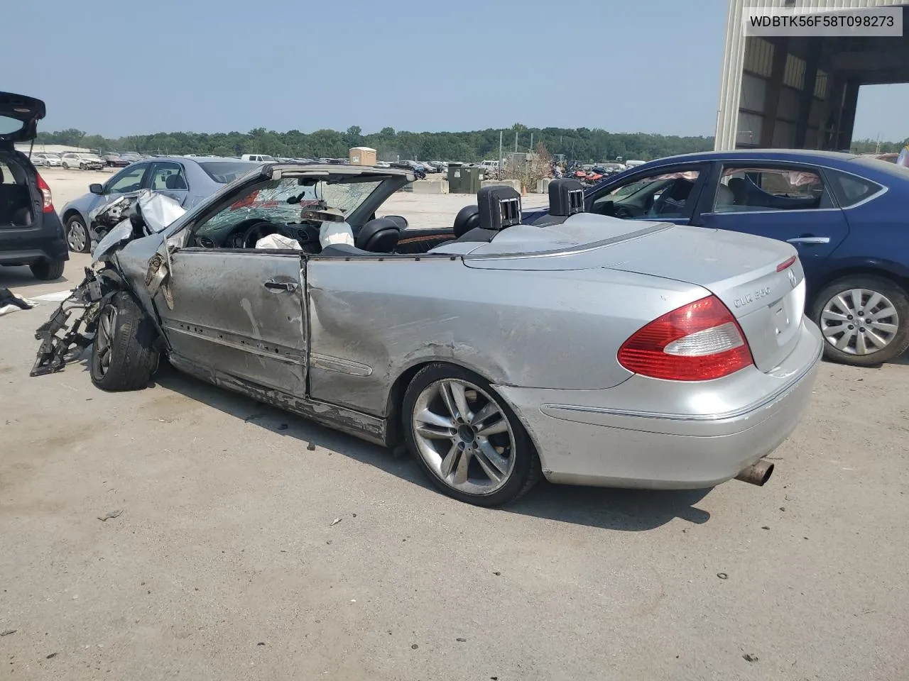 2008 Mercedes-Benz Clk 350 VIN: WDBTK56F58T098273 Lot: 64833944