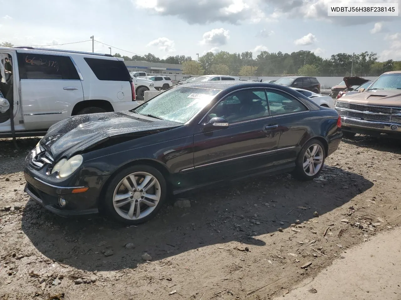 2008 Mercedes-Benz Clk 350 VIN: WDBTJ56H38F238145 Lot: 66387144