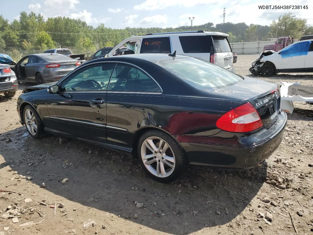 2008 Mercedes-Benz Clk 350 VIN: WDBTJ56H38F238145 Lot: 66387144