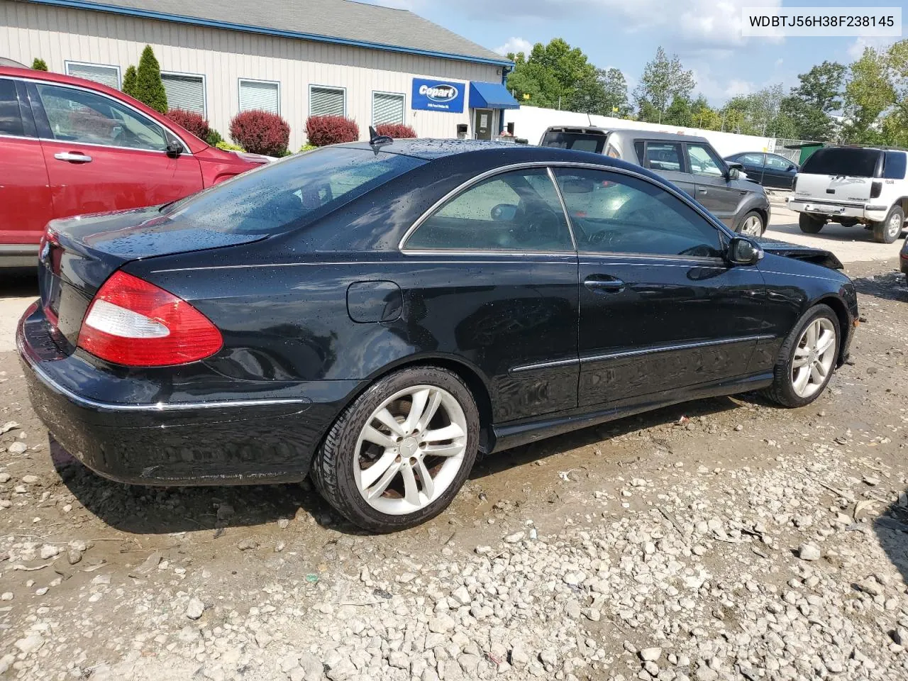 2008 Mercedes-Benz Clk 350 VIN: WDBTJ56H38F238145 Lot: 66387144