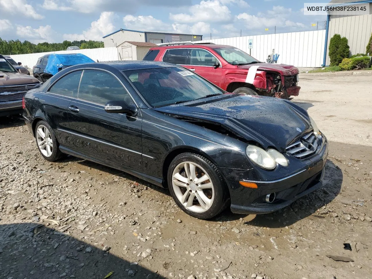 2008 Mercedes-Benz Clk 350 VIN: WDBTJ56H38F238145 Lot: 66387144