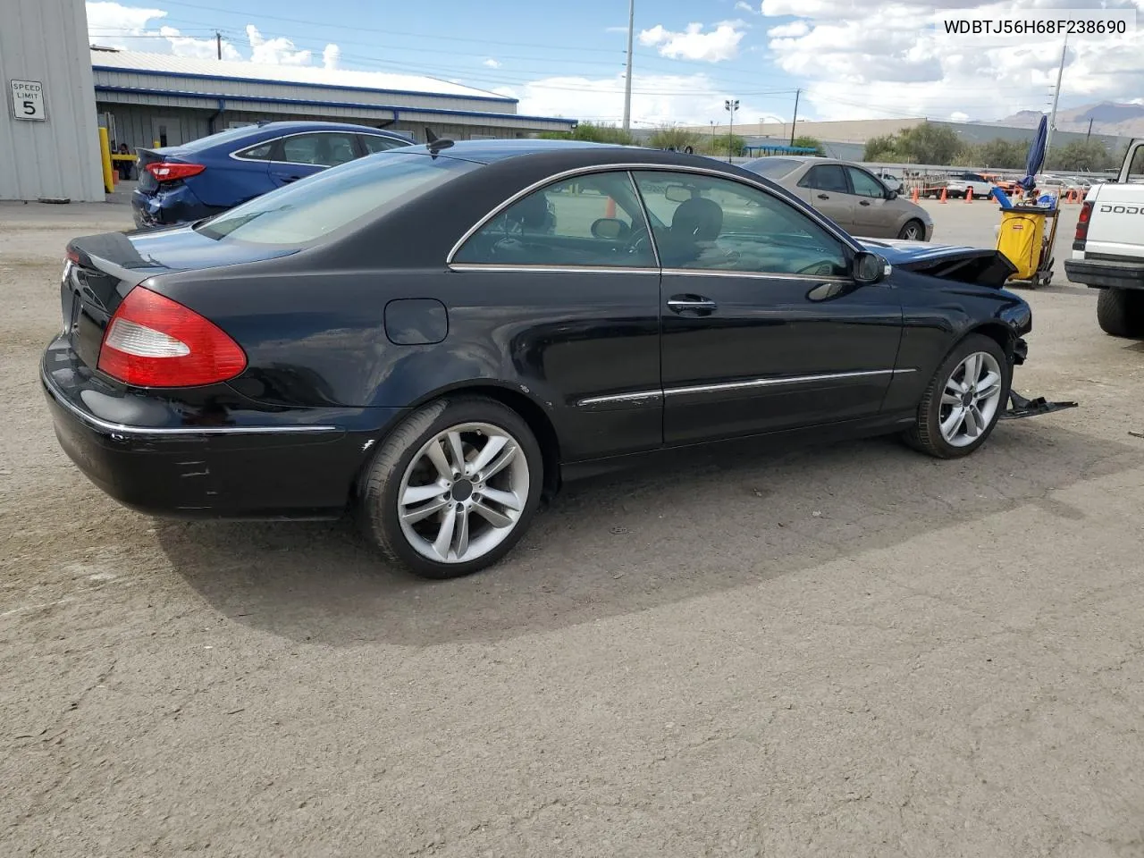 2008 Mercedes-Benz Clk 350 VIN: WDBTJ56H68F238690 Lot: 72614554