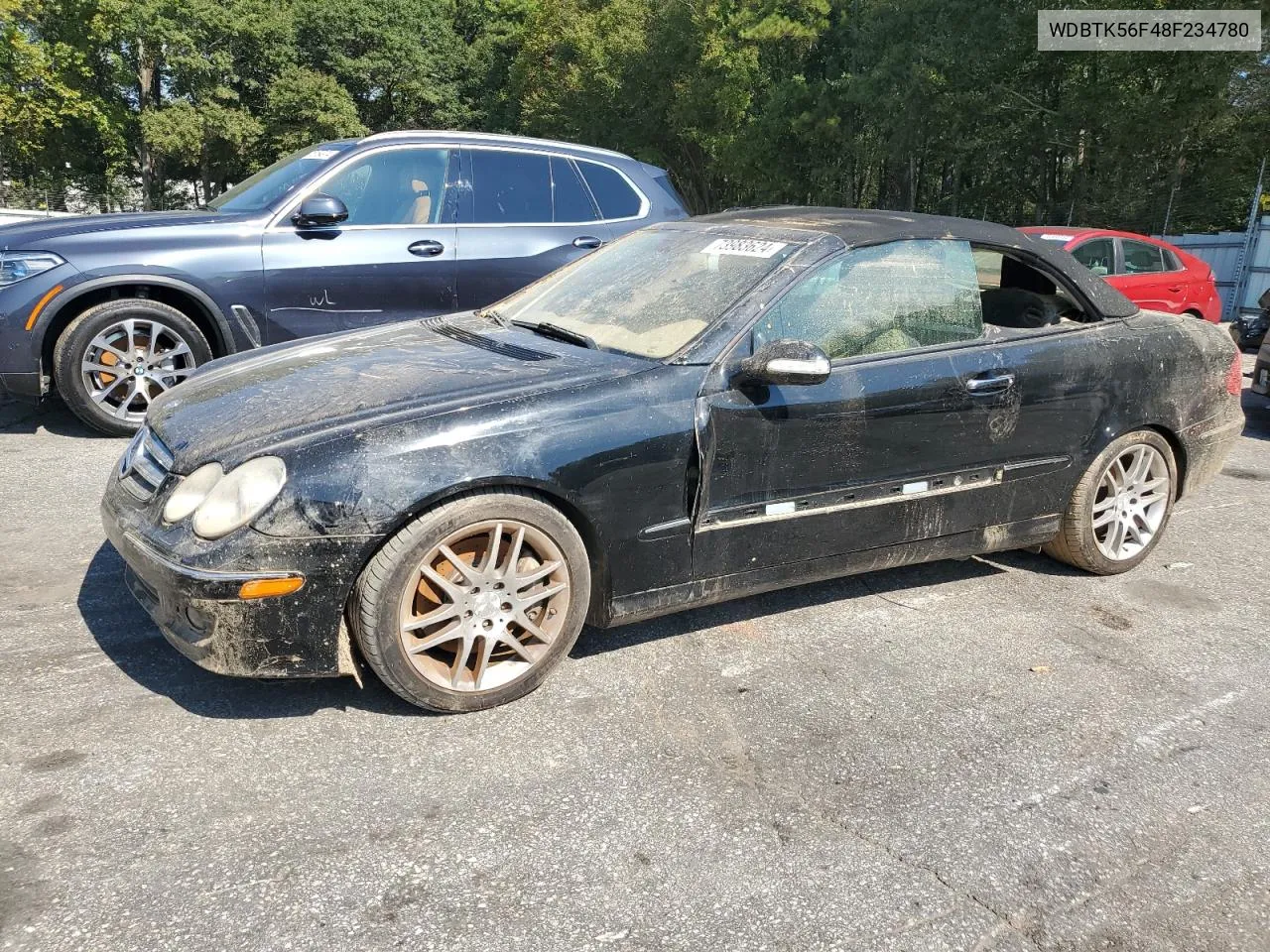 2008 Mercedes-Benz Clk 350 VIN: WDBTK56F48F234780 Lot: 73983624