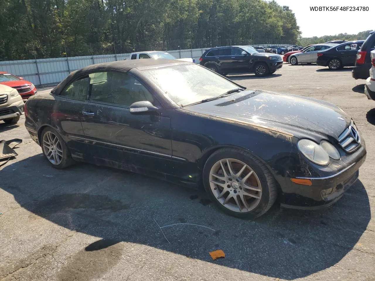 2008 Mercedes-Benz Clk 350 VIN: WDBTK56F48F234780 Lot: 73983624