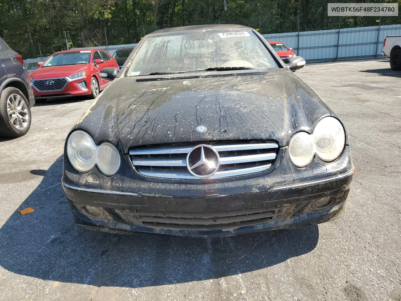 2008 Mercedes-Benz Clk 350 VIN: WDBTK56F48F234780 Lot: 73983624