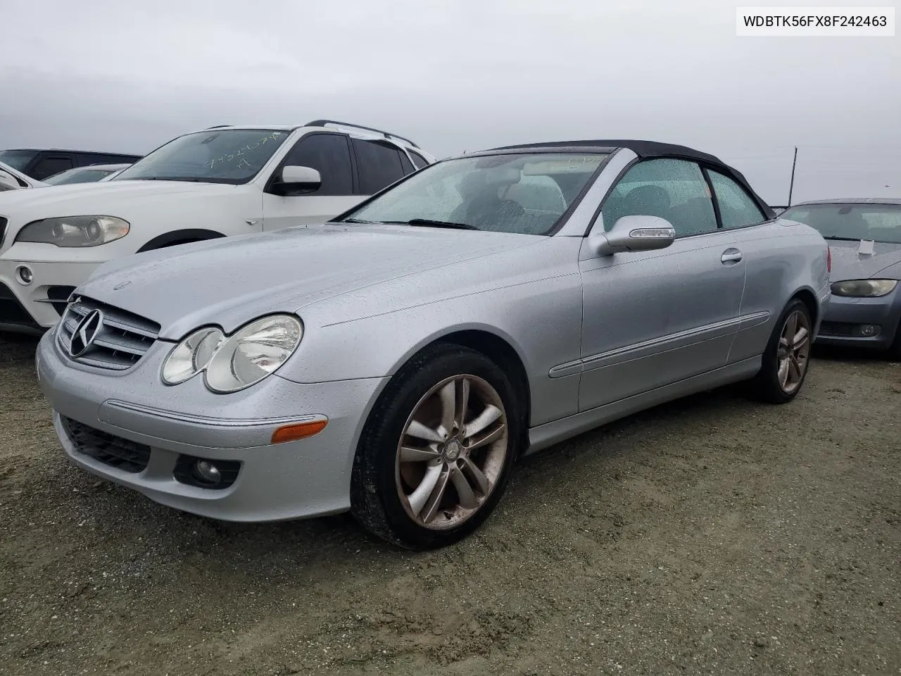 2008 Mercedes-Benz Clk 350 VIN: WDBTK56FX8F242463 Lot: 74812154