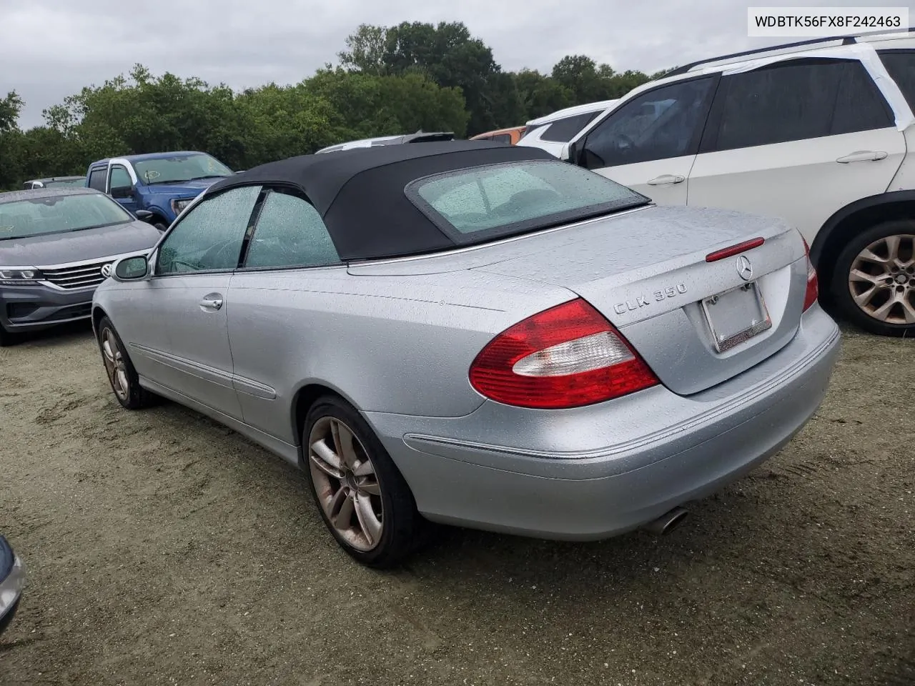 2008 Mercedes-Benz Clk 350 VIN: WDBTK56FX8F242463 Lot: 74812154