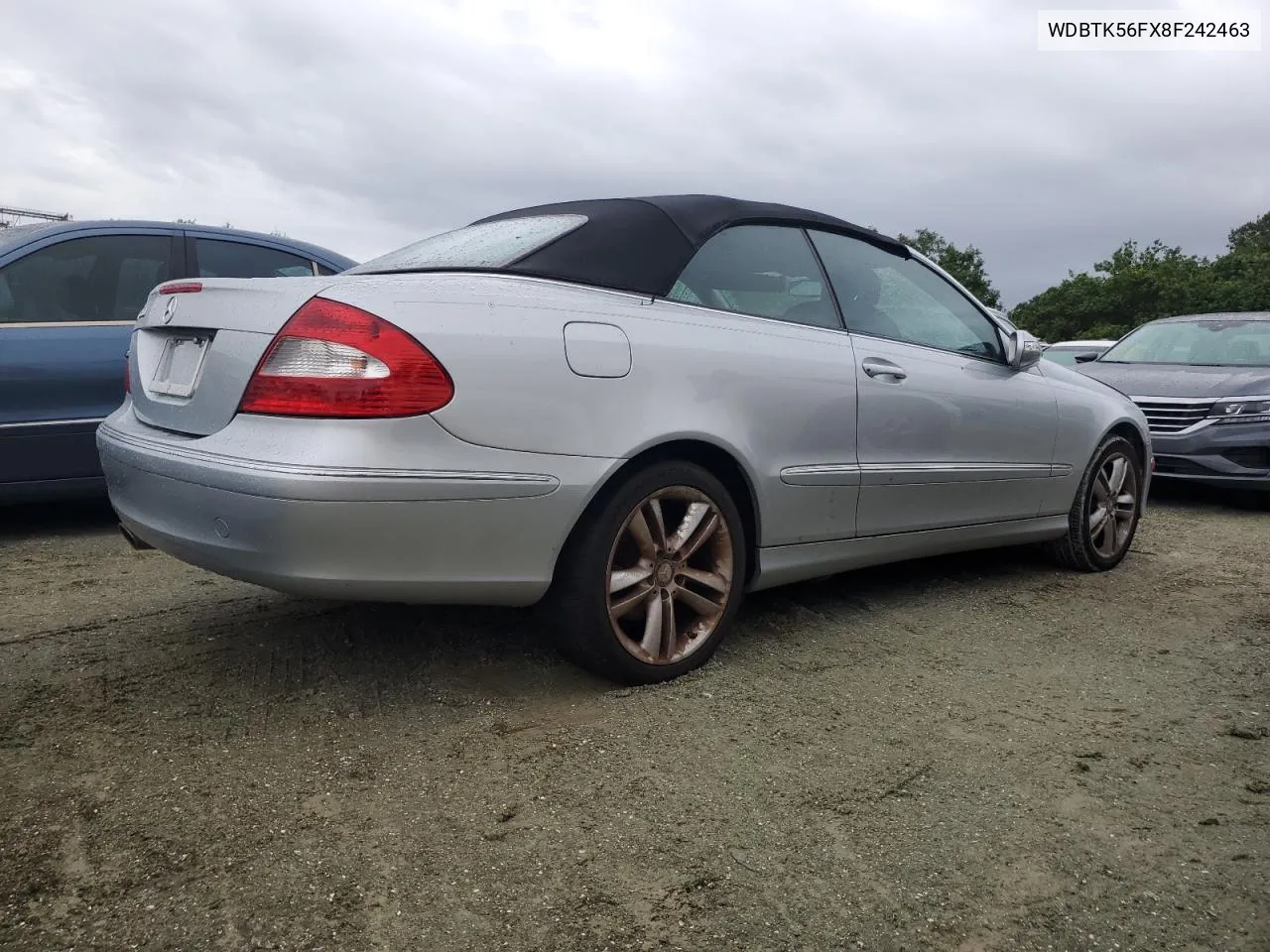 2008 Mercedes-Benz Clk 350 VIN: WDBTK56FX8F242463 Lot: 74812154