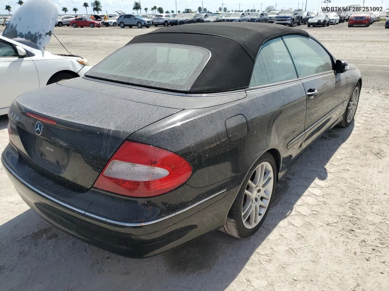 2008 Mercedes-Benz Clk 350 VIN: WDBTK56F28F251092 Lot: 75079744