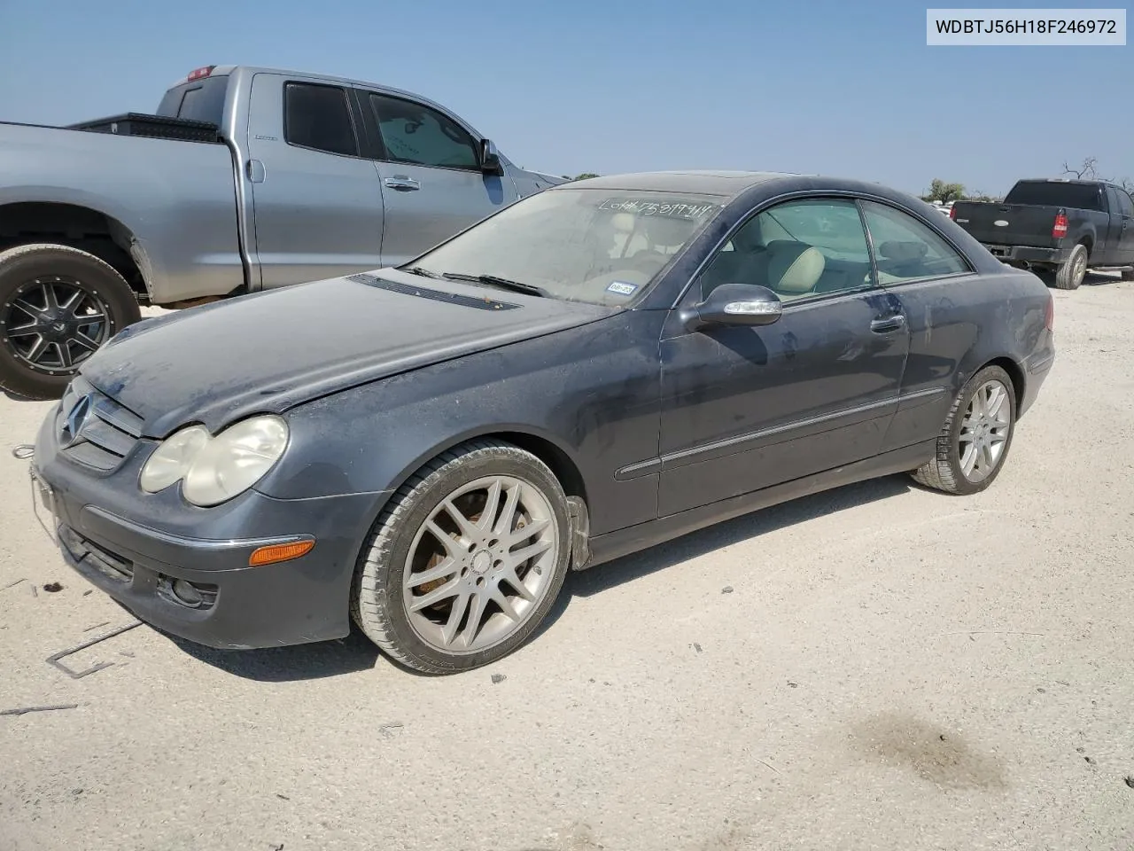 2008 Mercedes-Benz Clk 350 VIN: WDBTJ56H18F246972 Lot: 75899414