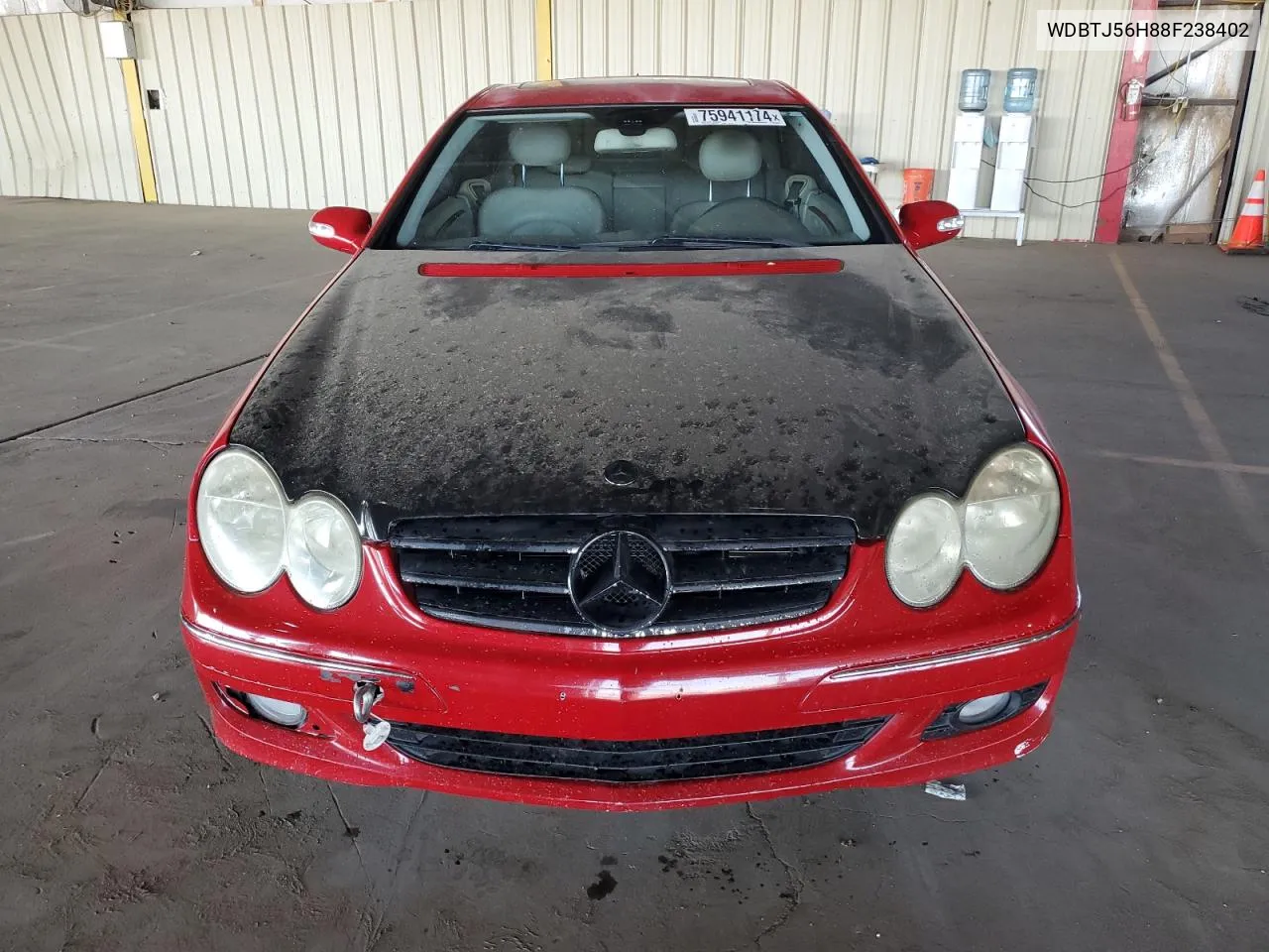 2008 Mercedes-Benz Clk 350 VIN: WDBTJ56H88F238402 Lot: 75941174