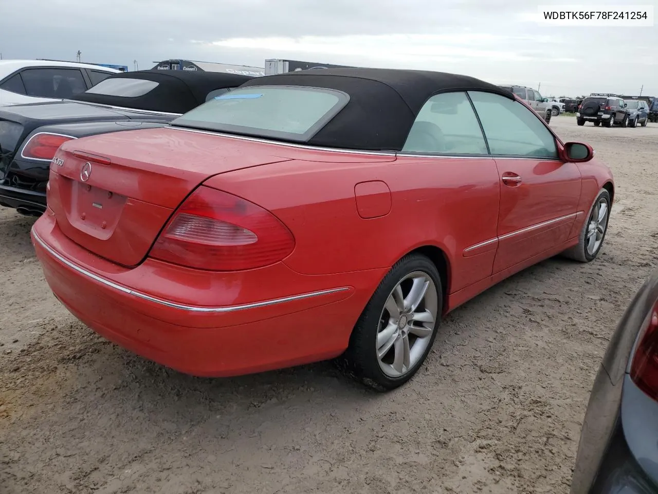 2008 Mercedes-Benz Clk 350 VIN: WDBTK56F78F241254 Lot: 76552434