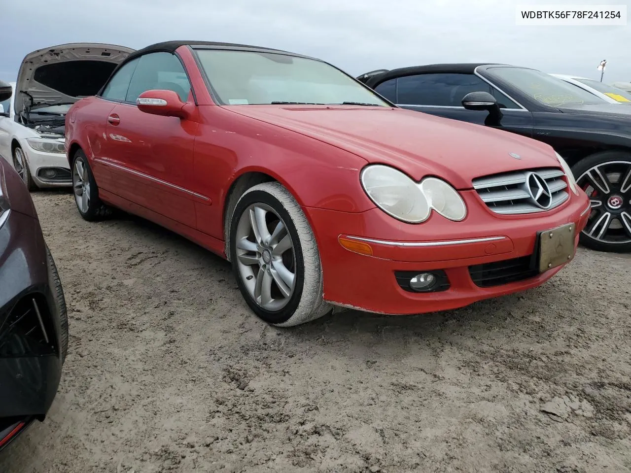 2008 Mercedes-Benz Clk 350 VIN: WDBTK56F78F241254 Lot: 76552434