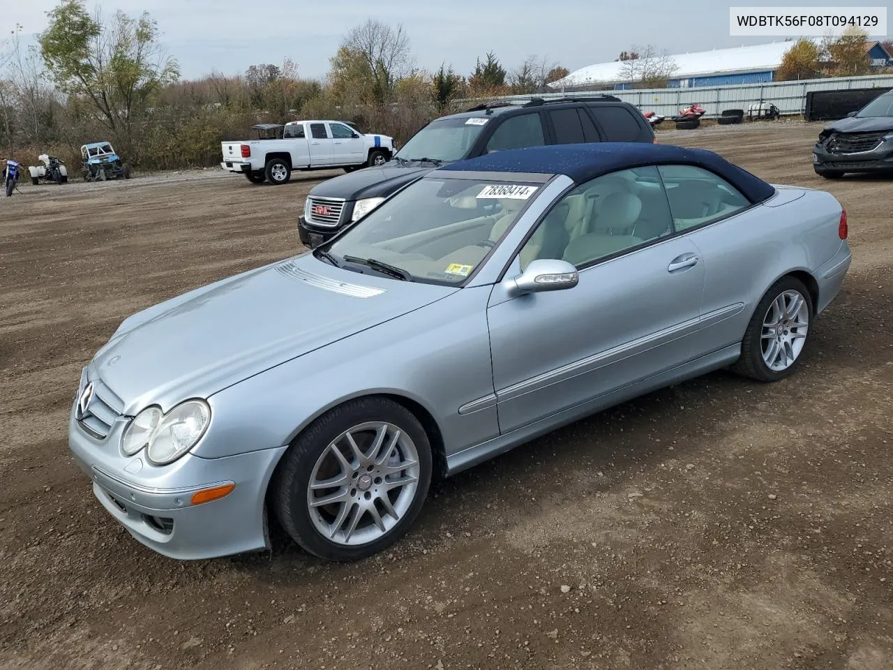 2008 Mercedes-Benz Clk 350 VIN: WDBTK56F08T094129 Lot: 78360414