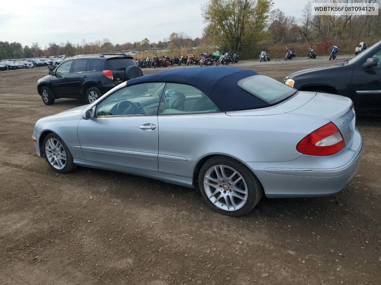 2008 Mercedes-Benz Clk 350 VIN: WDBTK56F08T094129 Lot: 78360414