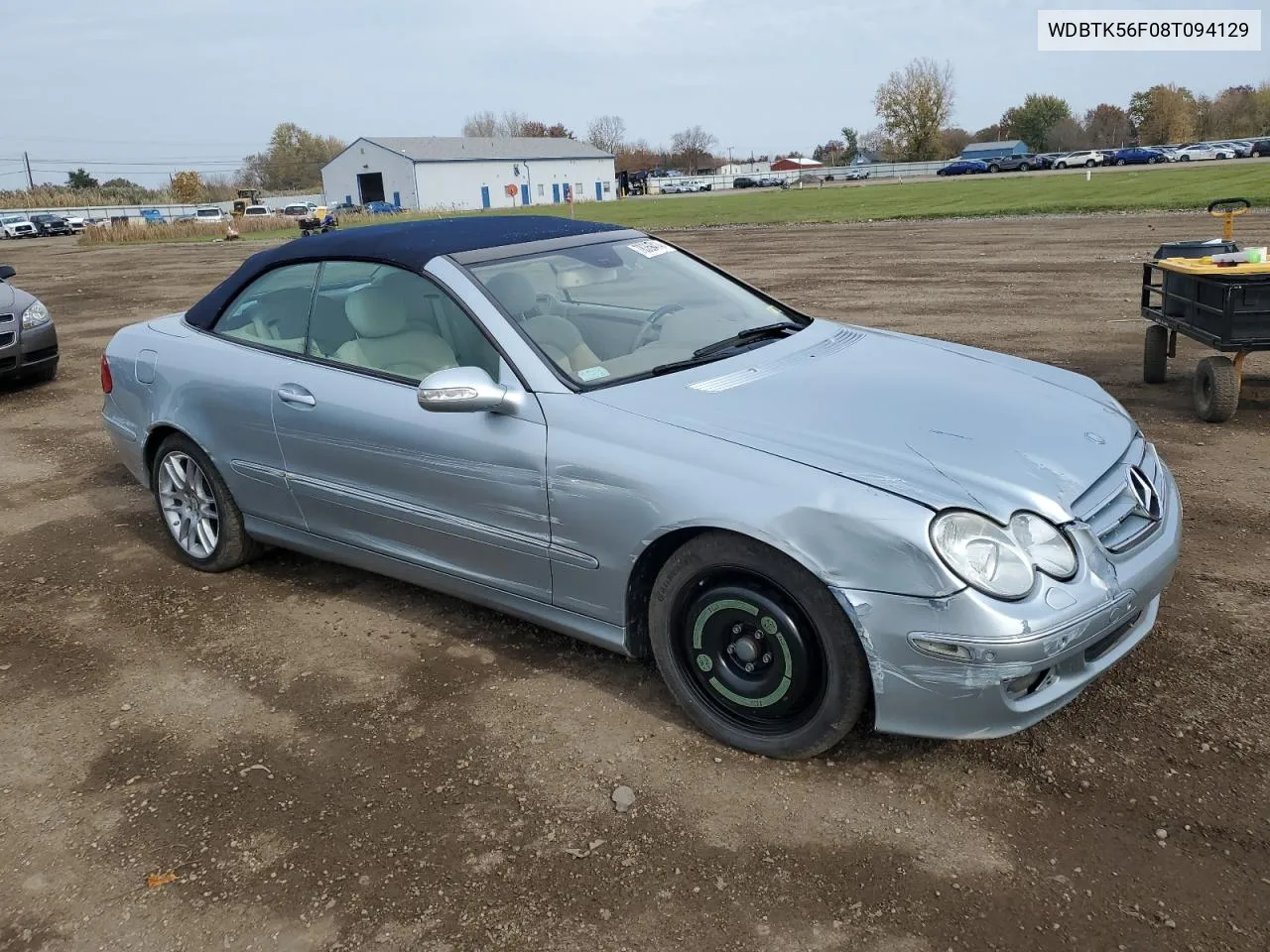 2008 Mercedes-Benz Clk 350 VIN: WDBTK56F08T094129 Lot: 78360414