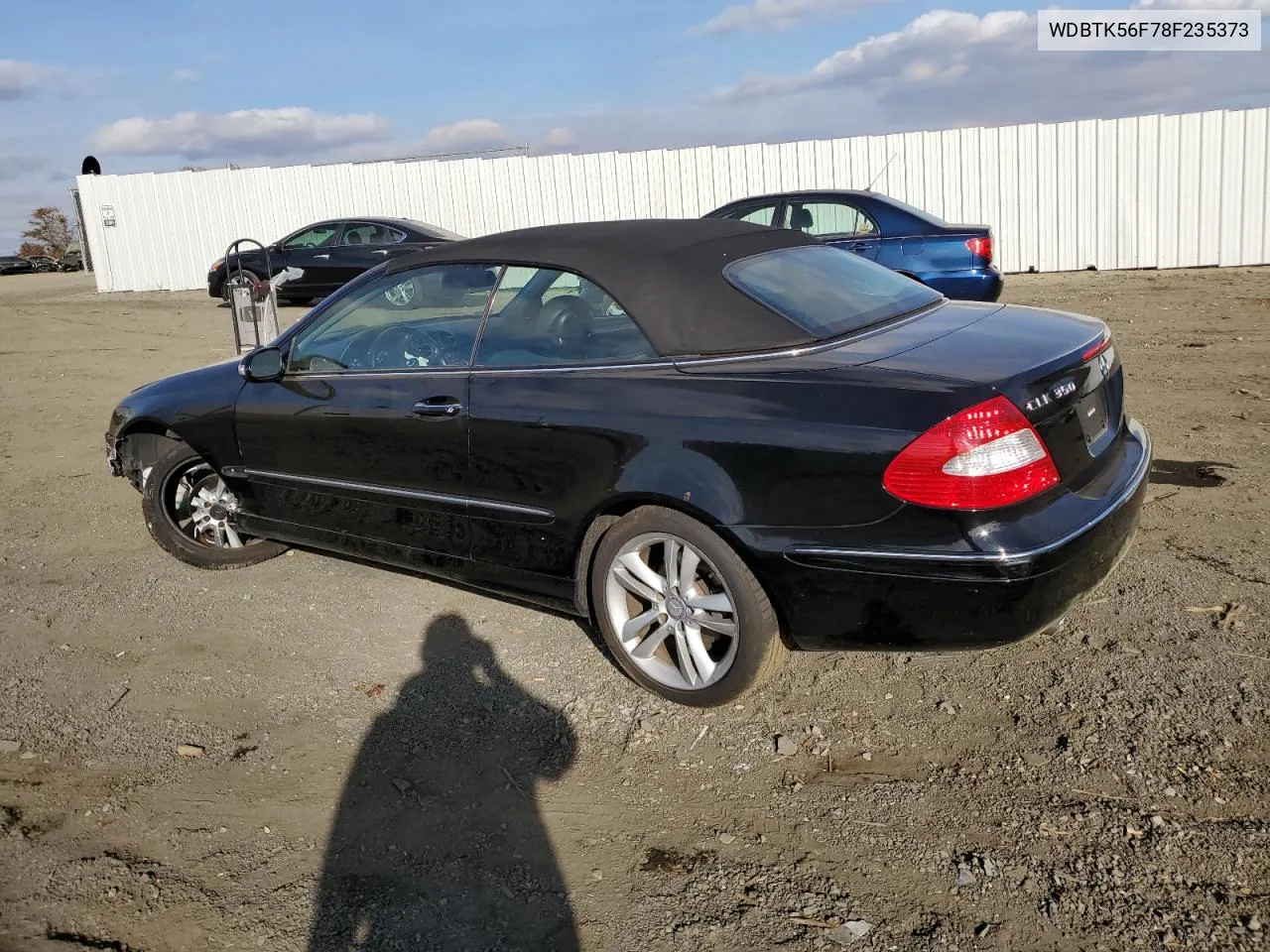 2008 Mercedes-Benz Clk 350 VIN: WDBTK56F78F235373 Lot: 79170424