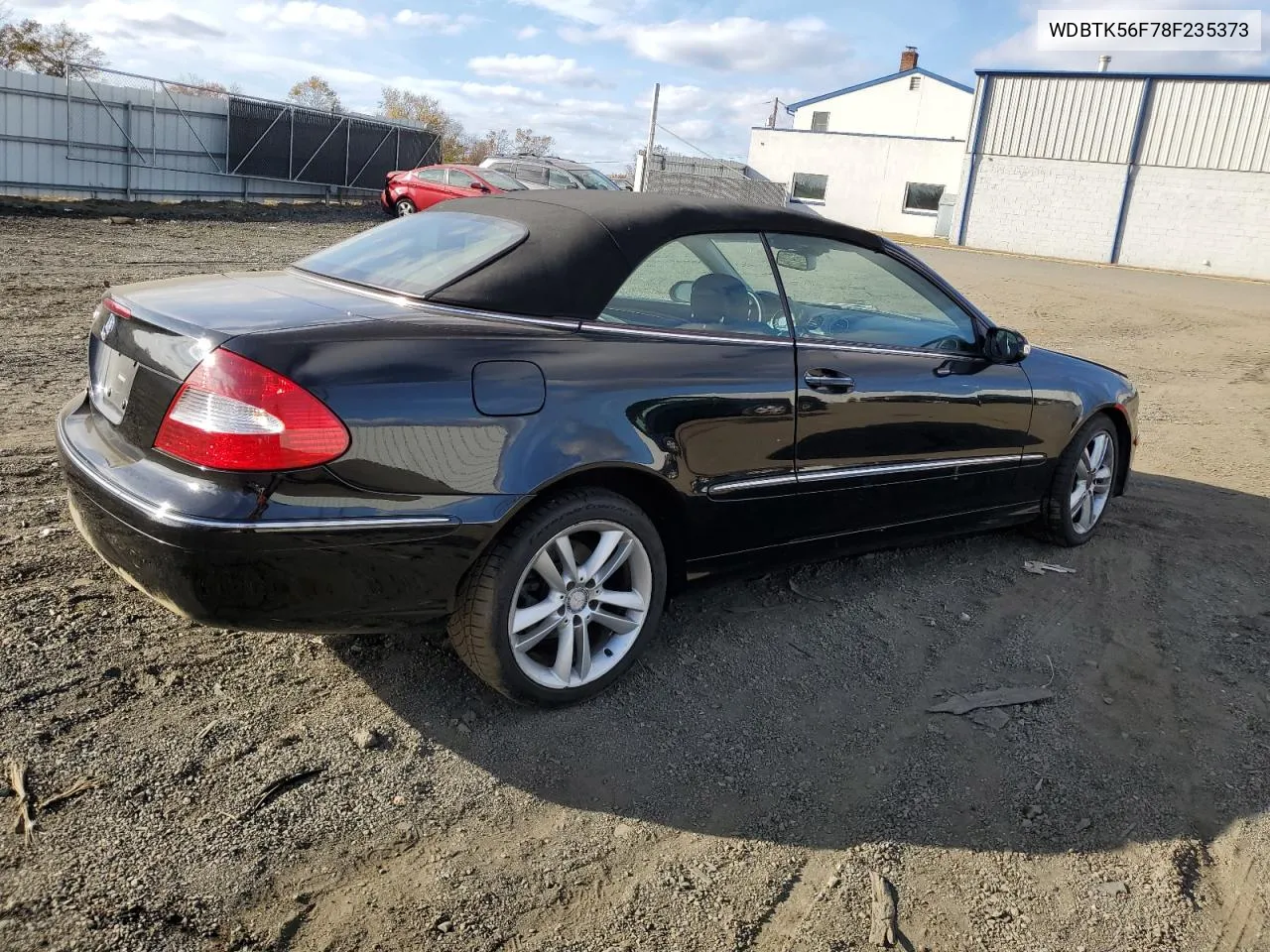 2008 Mercedes-Benz Clk 350 VIN: WDBTK56F78F235373 Lot: 79170424