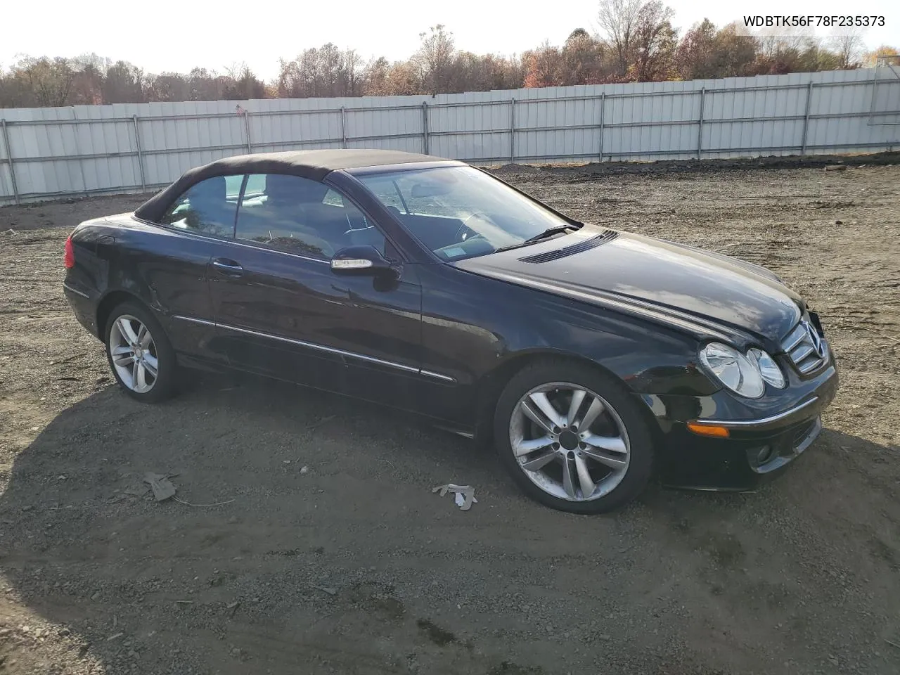 2008 Mercedes-Benz Clk 350 VIN: WDBTK56F78F235373 Lot: 79170424