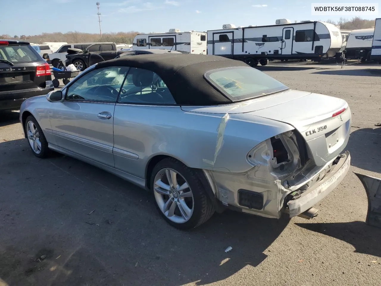 2008 Mercedes-Benz Clk 350 VIN: WDBTK56F38T088745 Lot: 79519424