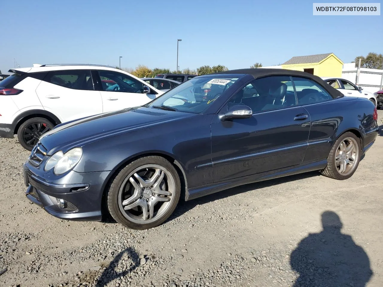 2008 Mercedes-Benz Clk 550 VIN: WDBTK72F08T098103 Lot: 80053444