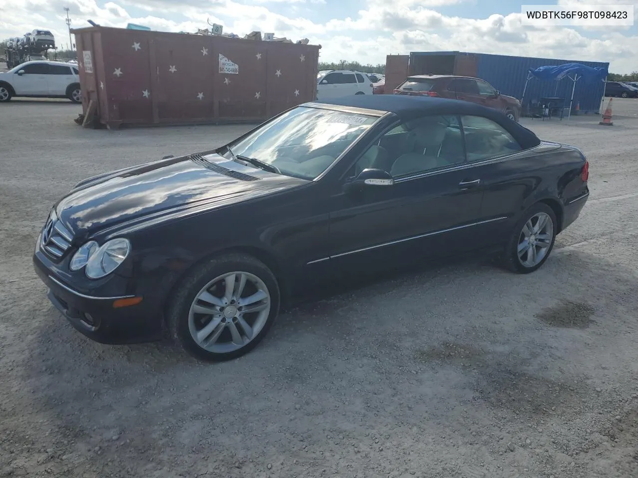 2008 Mercedes-Benz Clk 350 VIN: WDBTK56F98T098423 Lot: 81195204