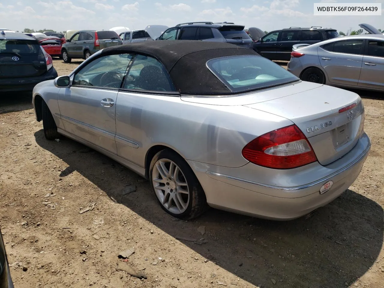 2009 Mercedes-Benz Clk 350 VIN: WDBTK56F09F264439 Lot: 56076064