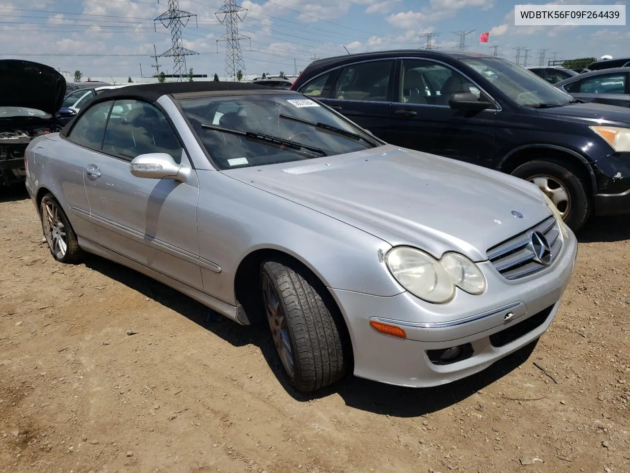 2009 Mercedes-Benz Clk 350 VIN: WDBTK56F09F264439 Lot: 56076064