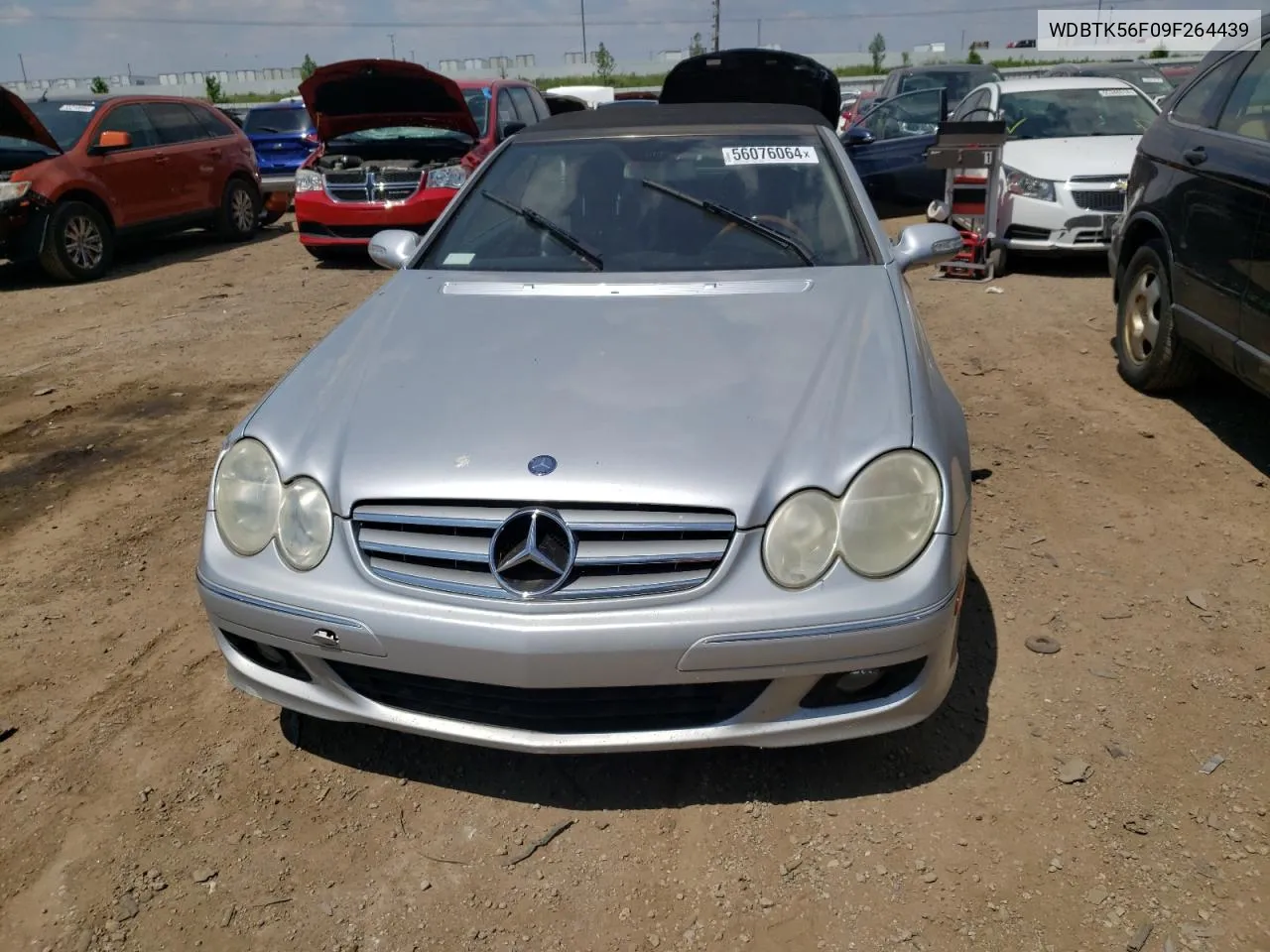 2009 Mercedes-Benz Clk 350 VIN: WDBTK56F09F264439 Lot: 56076064