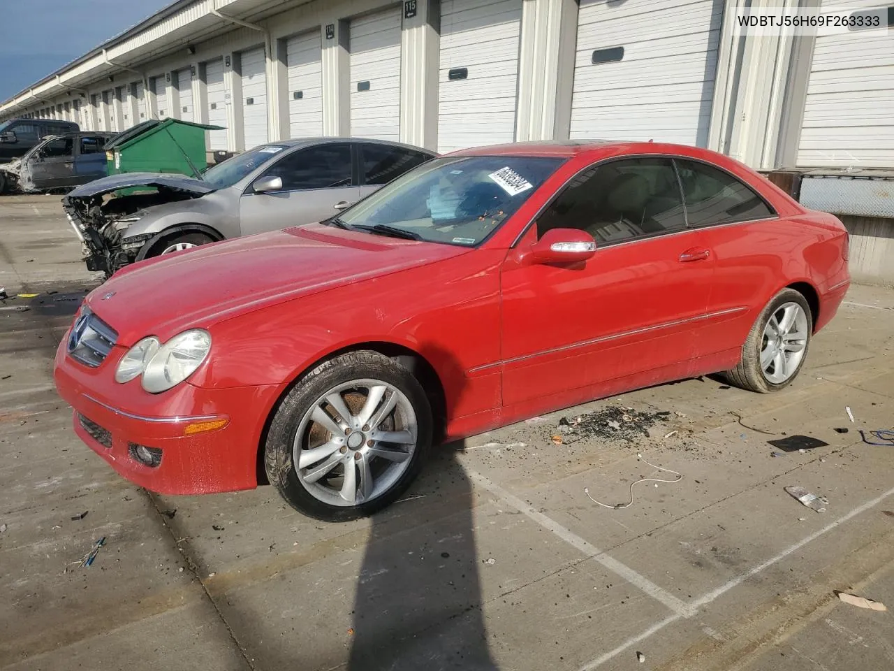 2009 Mercedes-Benz Clk 350 VIN: WDBTJ56H69F263333 Lot: 66395384