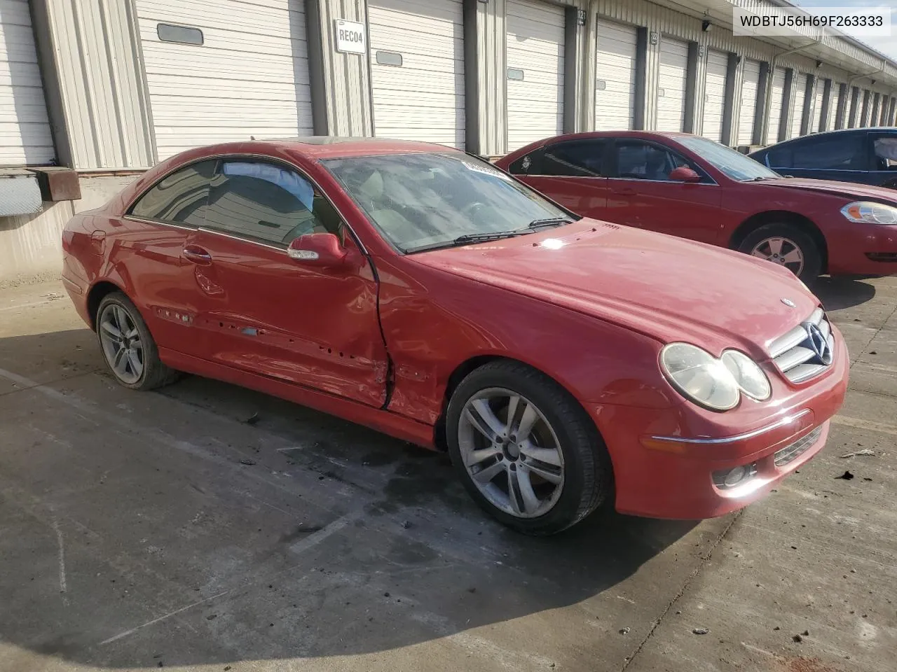 2009 Mercedes-Benz Clk 350 VIN: WDBTJ56H69F263333 Lot: 66395384