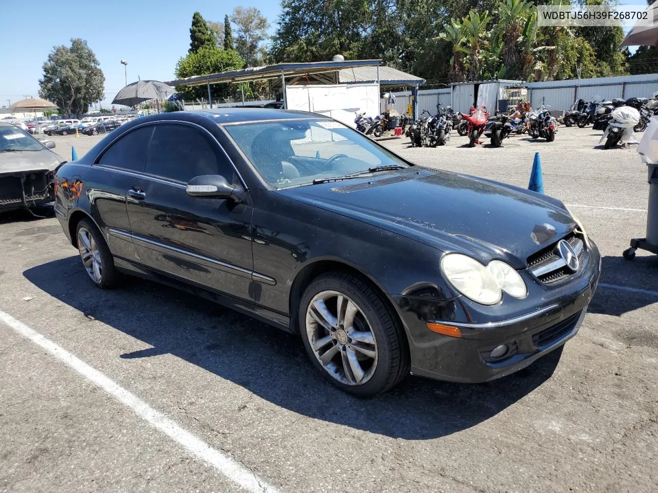 2009 Mercedes-Benz Clk 350 VIN: WDBTJ56H39F268702 Lot: 68367854