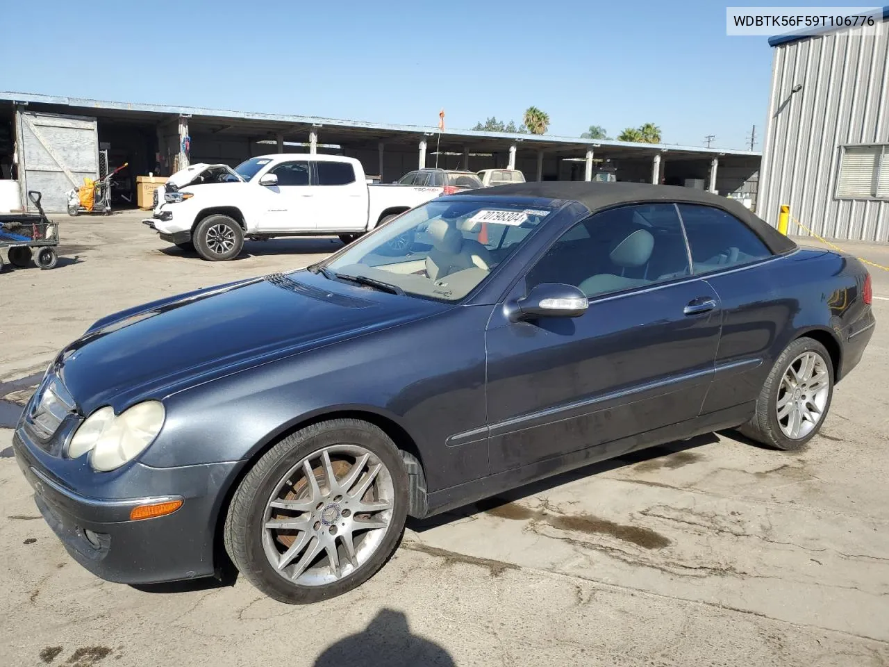 2009 Mercedes-Benz Clk 350 VIN: WDBTK56F59T106776 Lot: 70798304