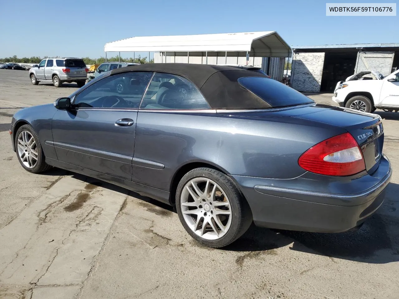 2009 Mercedes-Benz Clk 350 VIN: WDBTK56F59T106776 Lot: 70798304