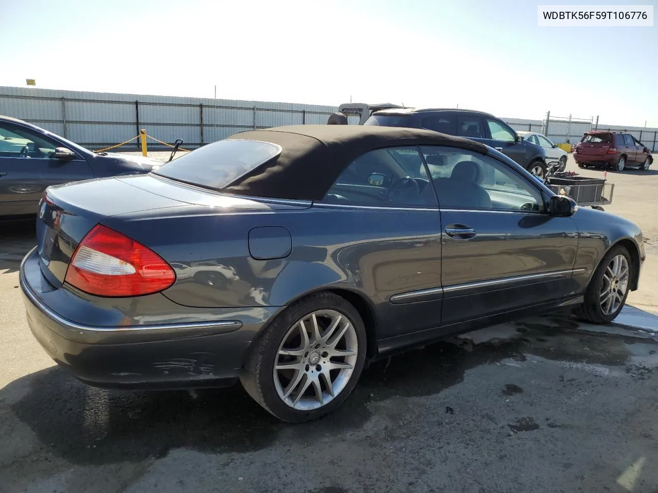 2009 Mercedes-Benz Clk 350 VIN: WDBTK56F59T106776 Lot: 70798304