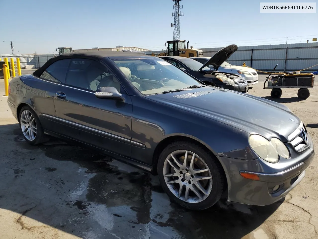 2009 Mercedes-Benz Clk 350 VIN: WDBTK56F59T106776 Lot: 70798304