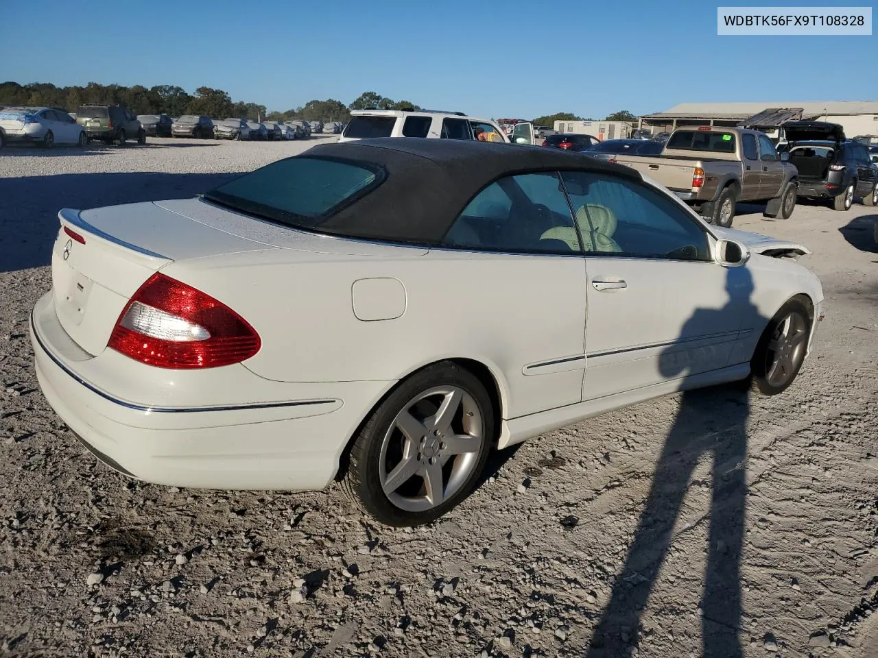 2009 Mercedes-Benz Clk 350 VIN: WDBTK56FX9T108328 Lot: 74586884