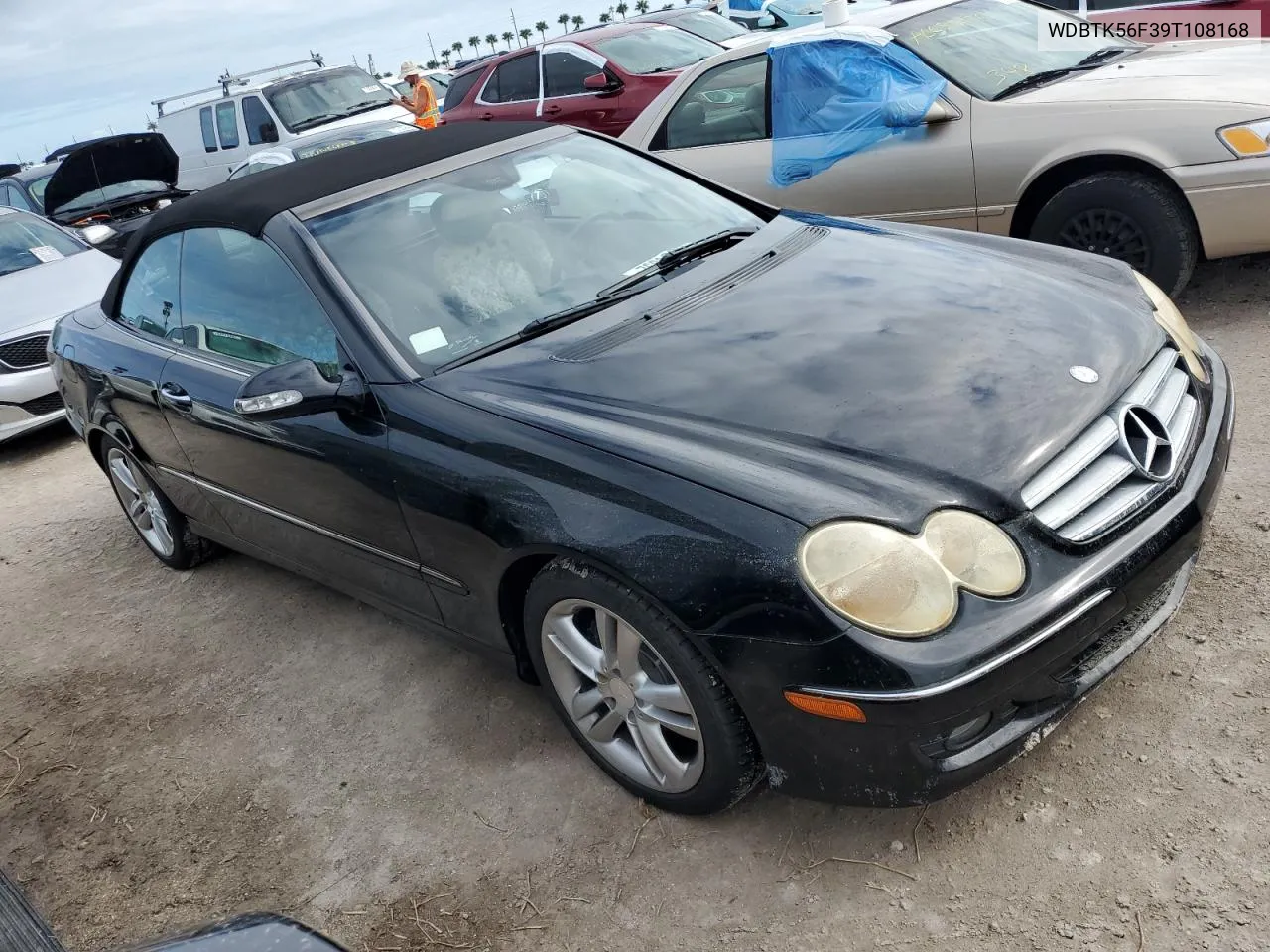 2009 Mercedes-Benz Clk 350 VIN: WDBTK56F39T108168 Lot: 76090024