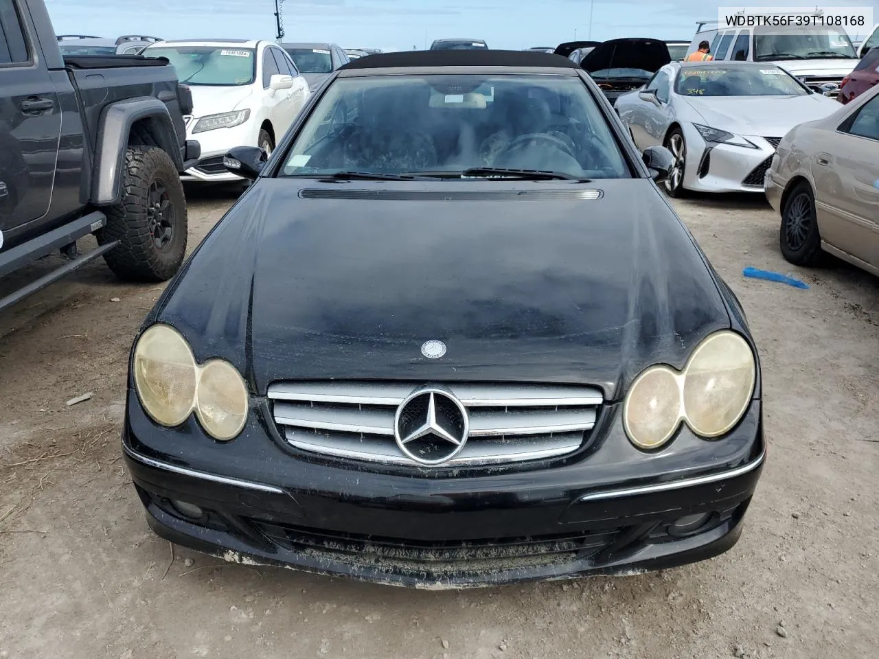 2009 Mercedes-Benz Clk 350 VIN: WDBTK56F39T108168 Lot: 76090024