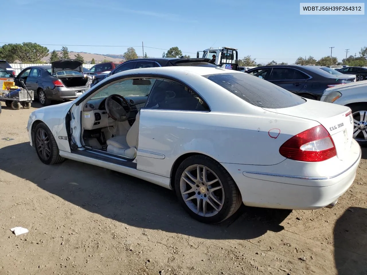 2009 Mercedes-Benz Clk 350 VIN: WDBTJ56H39F264312 Lot: 76835154